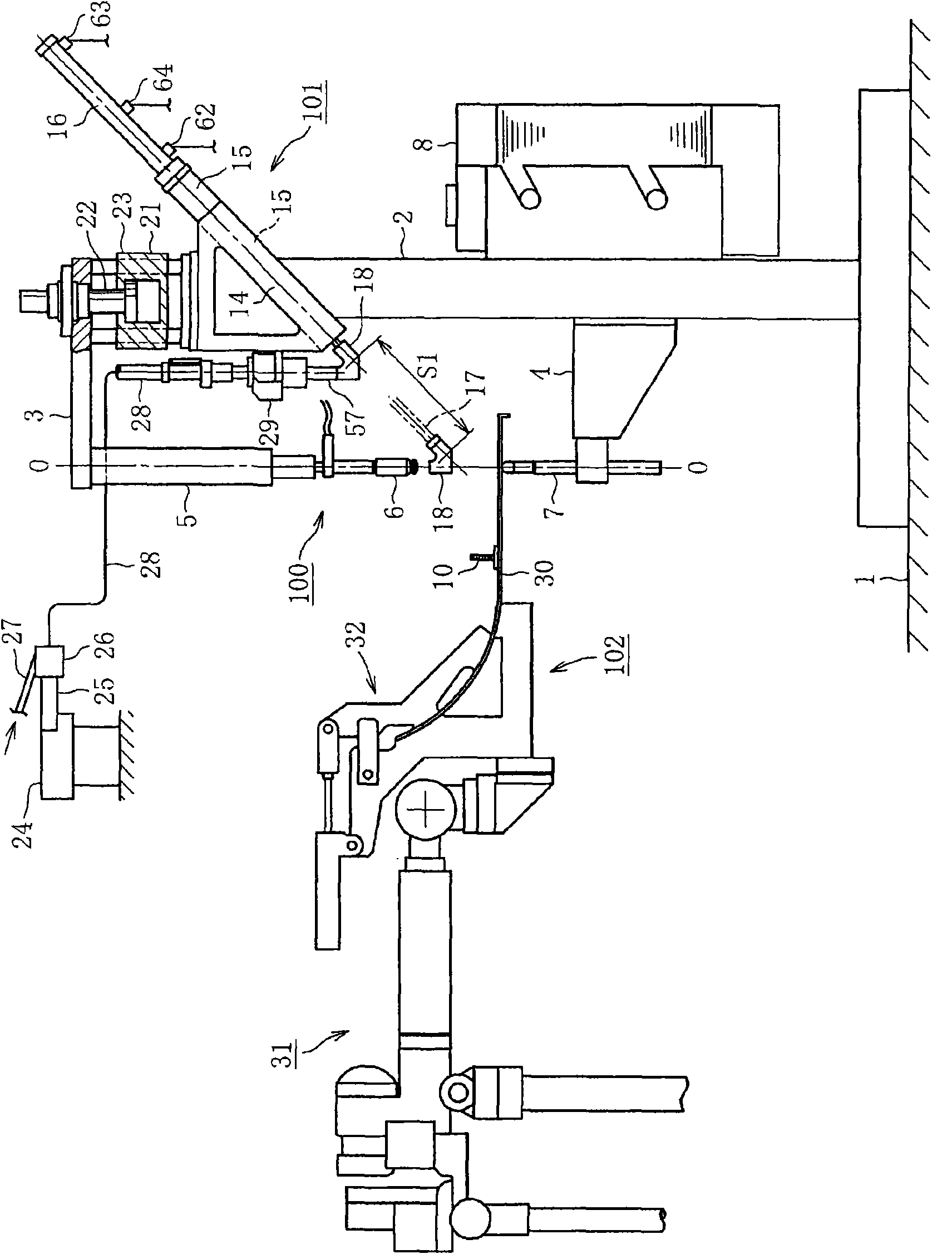 Projection bolt welding method, and welding apparatus