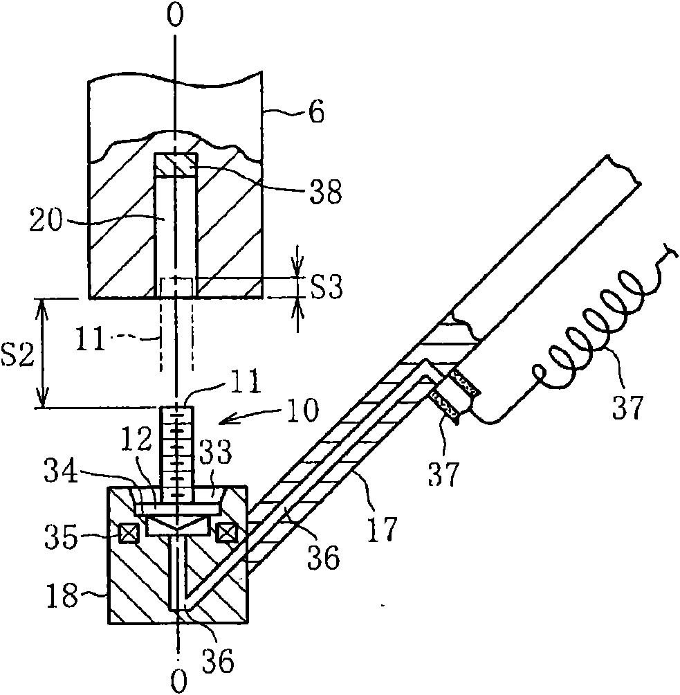 Projection bolt welding method, and welding apparatus