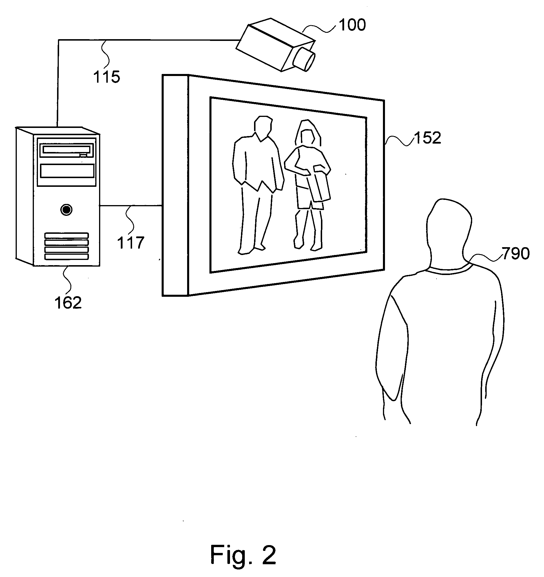 Method and system for measuring human response to visual stimulus based on changes in facial expression
