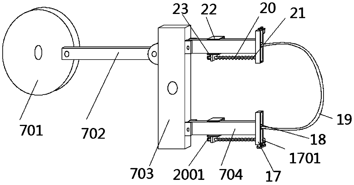 Cattle horn cutting device for animal husbandry