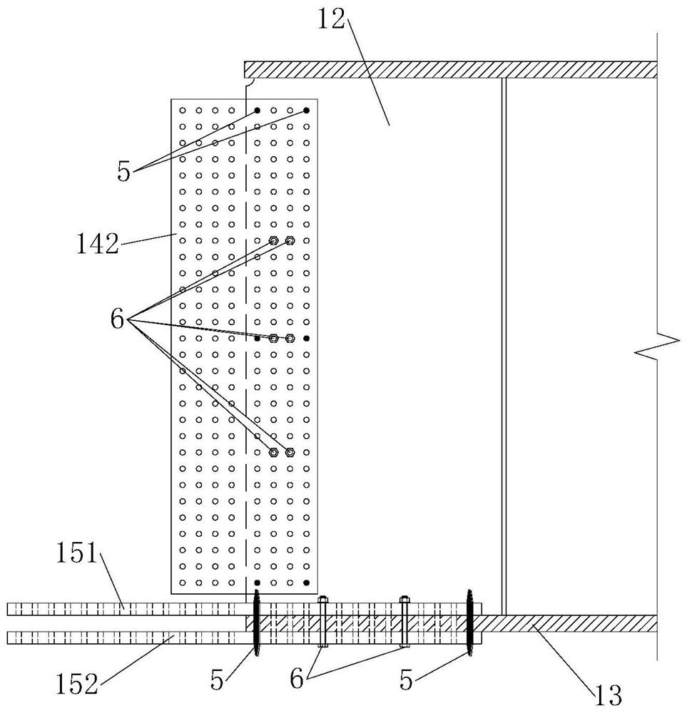 Rapid installation closure construction method for steel beam bolting closure section splice plate