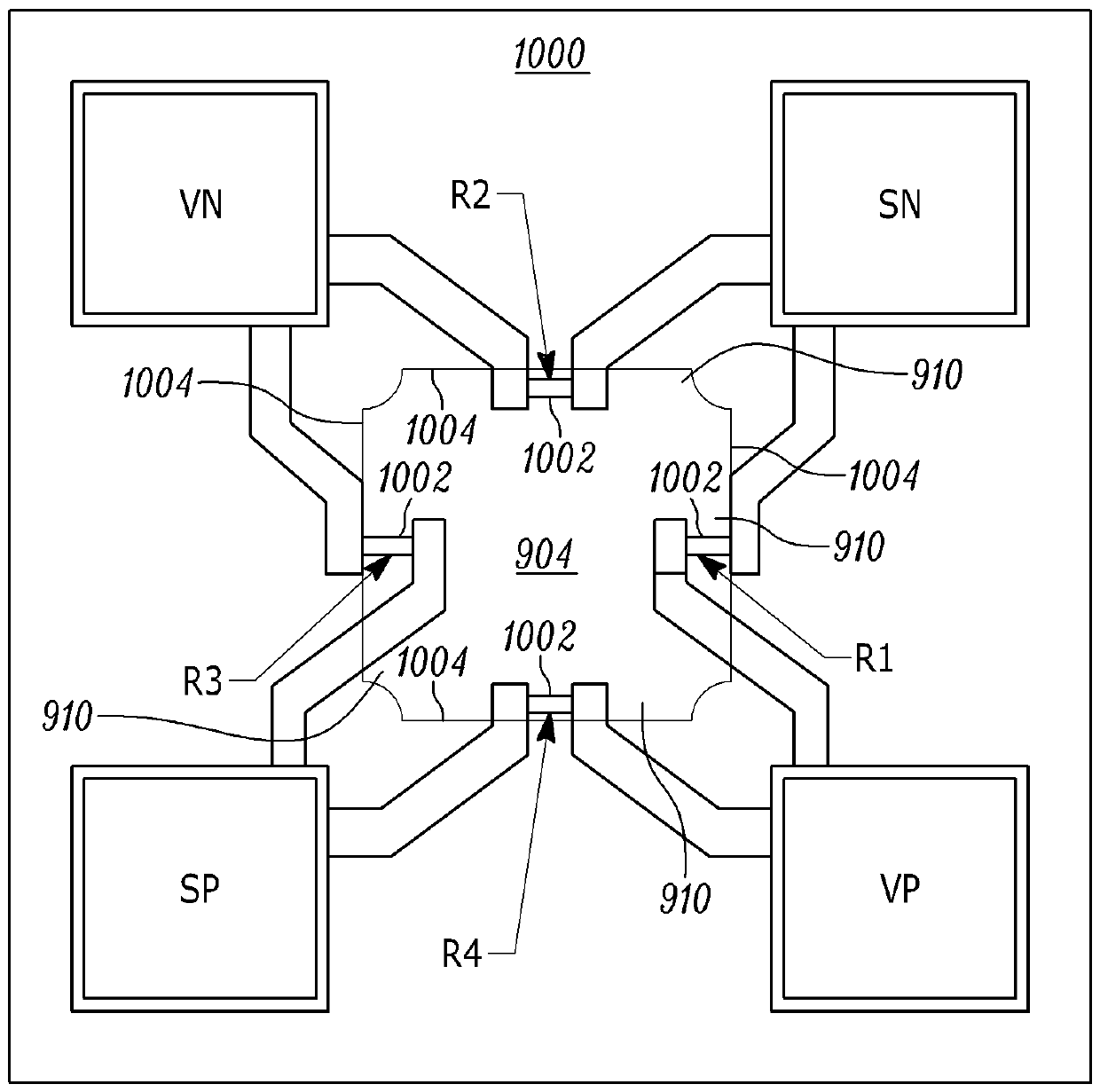 Cavity with silicon on insulator MEMS pressure sensing device with an extended shallow polygon cavity