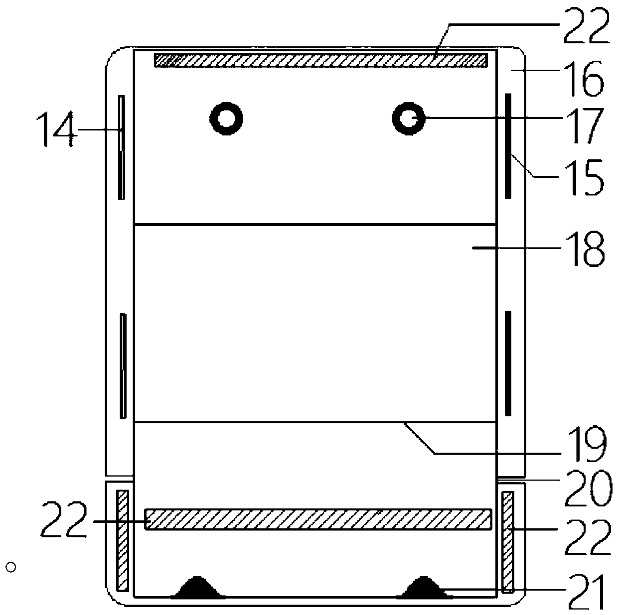 Police shield with movable anti-riot and bulletproof folding and unfolding wings