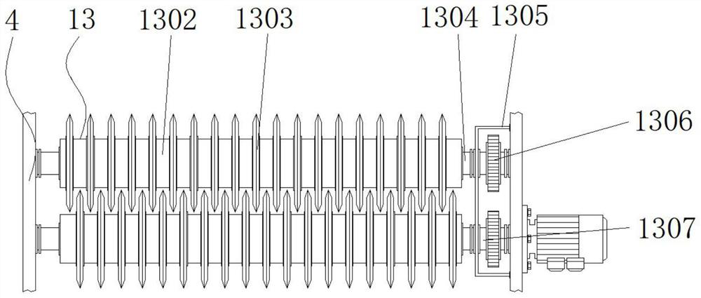 Residue separation device for municipal sewage treatment