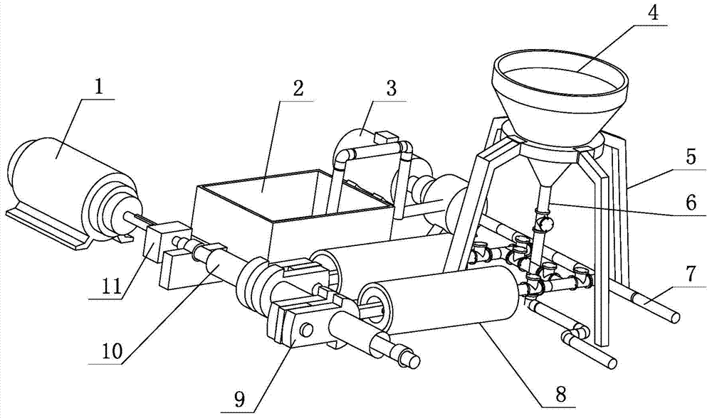 Piston type particle continuous injection system