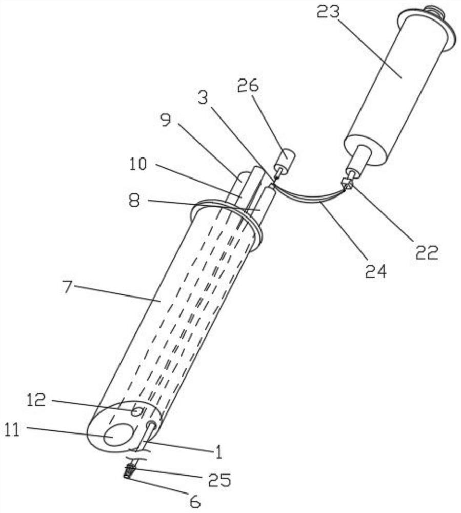 A tumor receiving and pulverizing device for transurethral bladder tumor resection