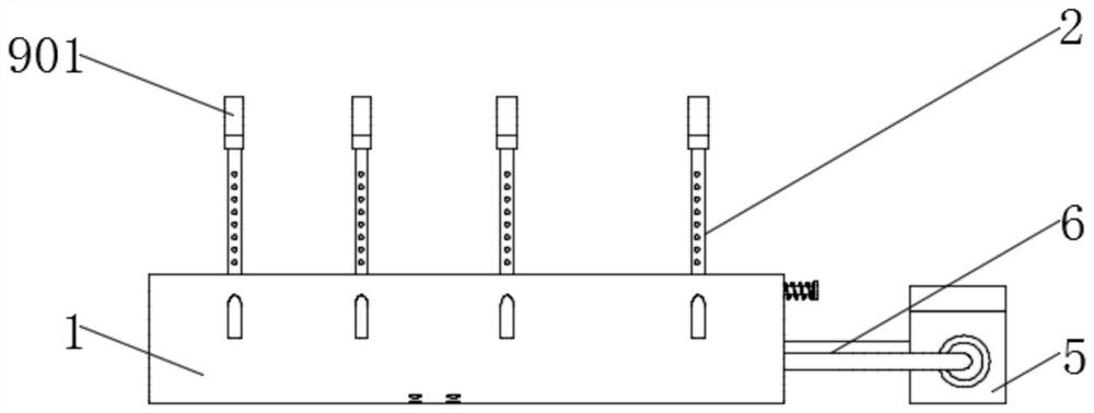 Clinical leg fixing sheet for orthopedics and traumatology of traditional Chinese medicine