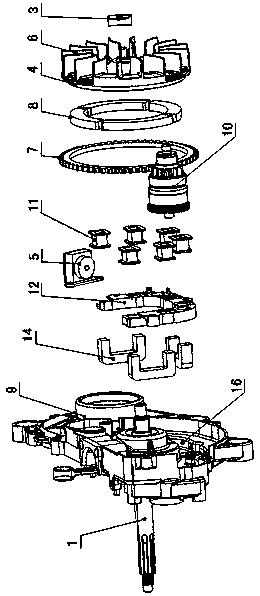 Permanent-magnet motor with integrated functions of igniting, starting and power generating
