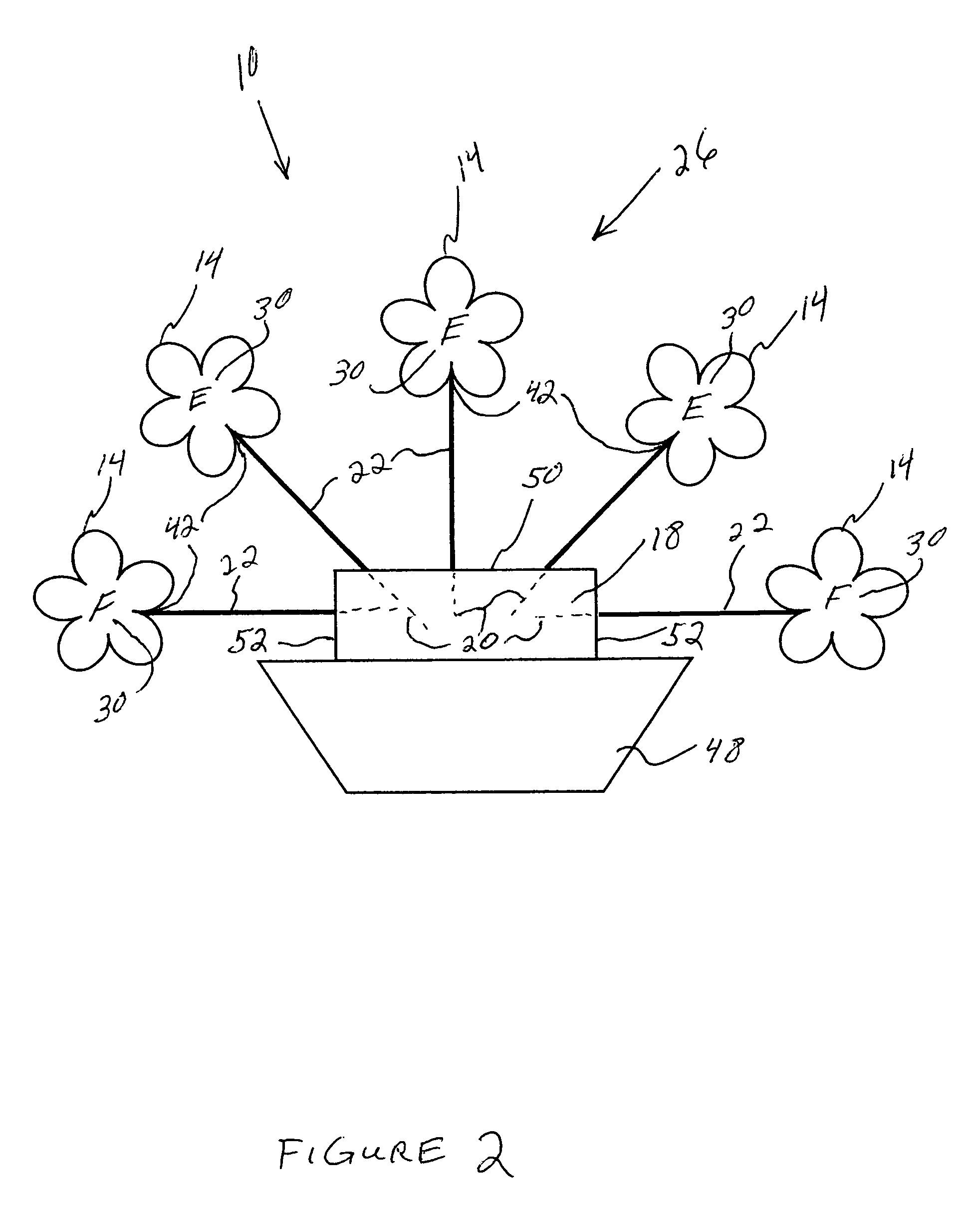 Device and method for arranging flowers
