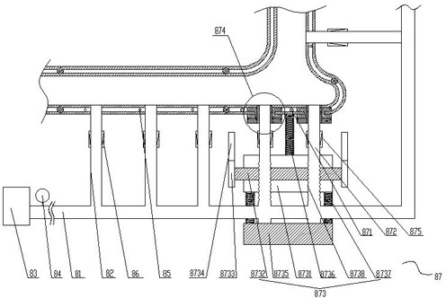 An anti-clogging conveying pipe structure and anti-clogging method for pneumatic conveying of viscous materials