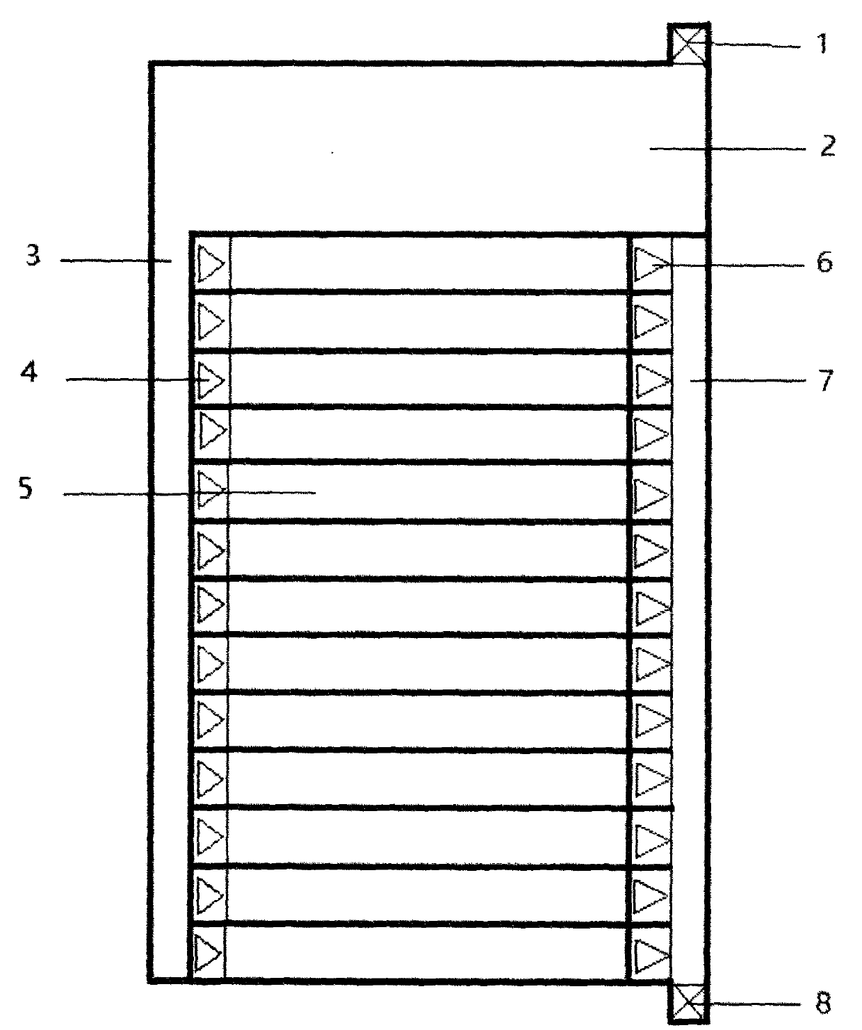 Independent air column type air mattress