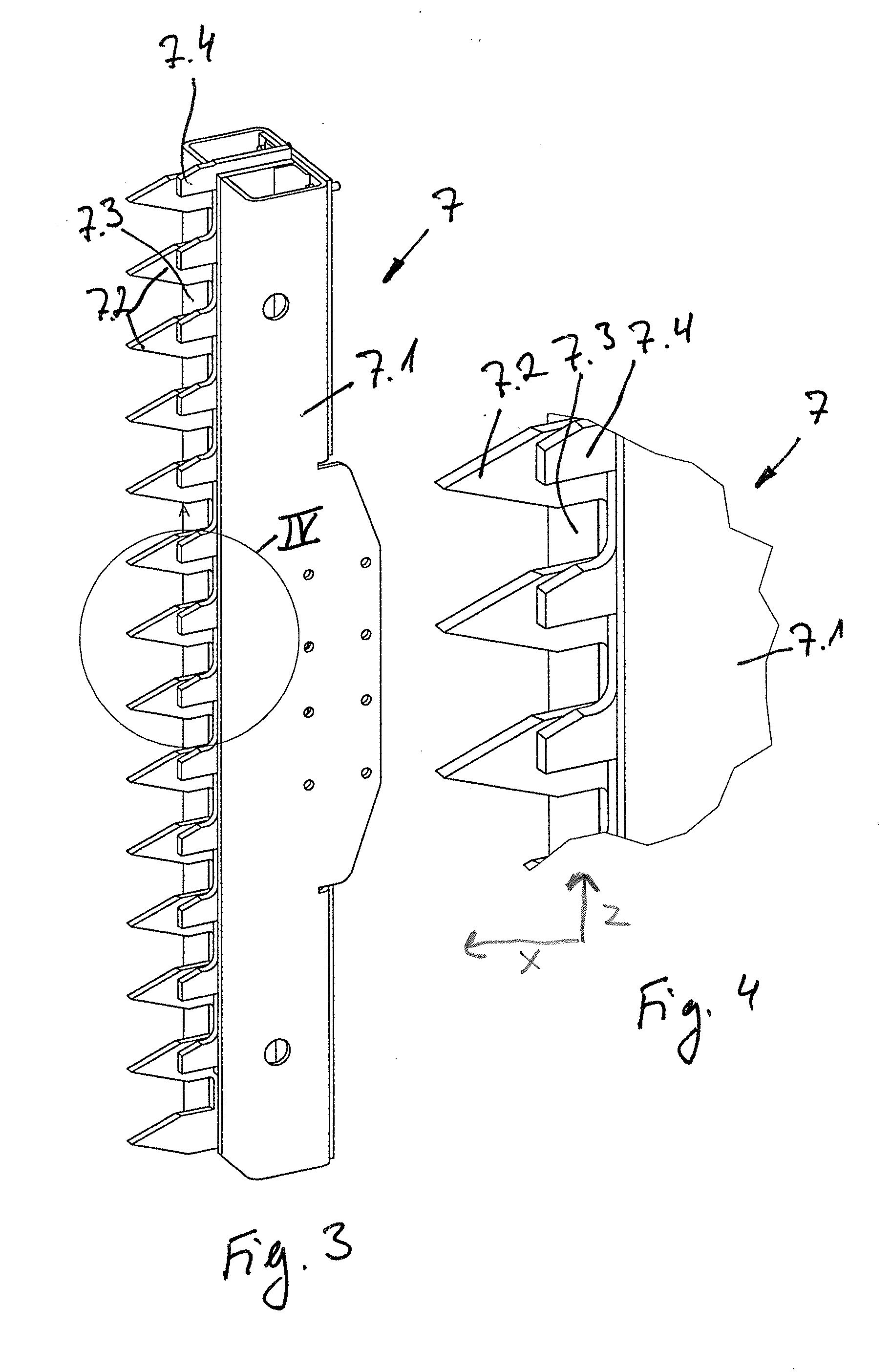 Device to remove binding materials from packaged bulk goods