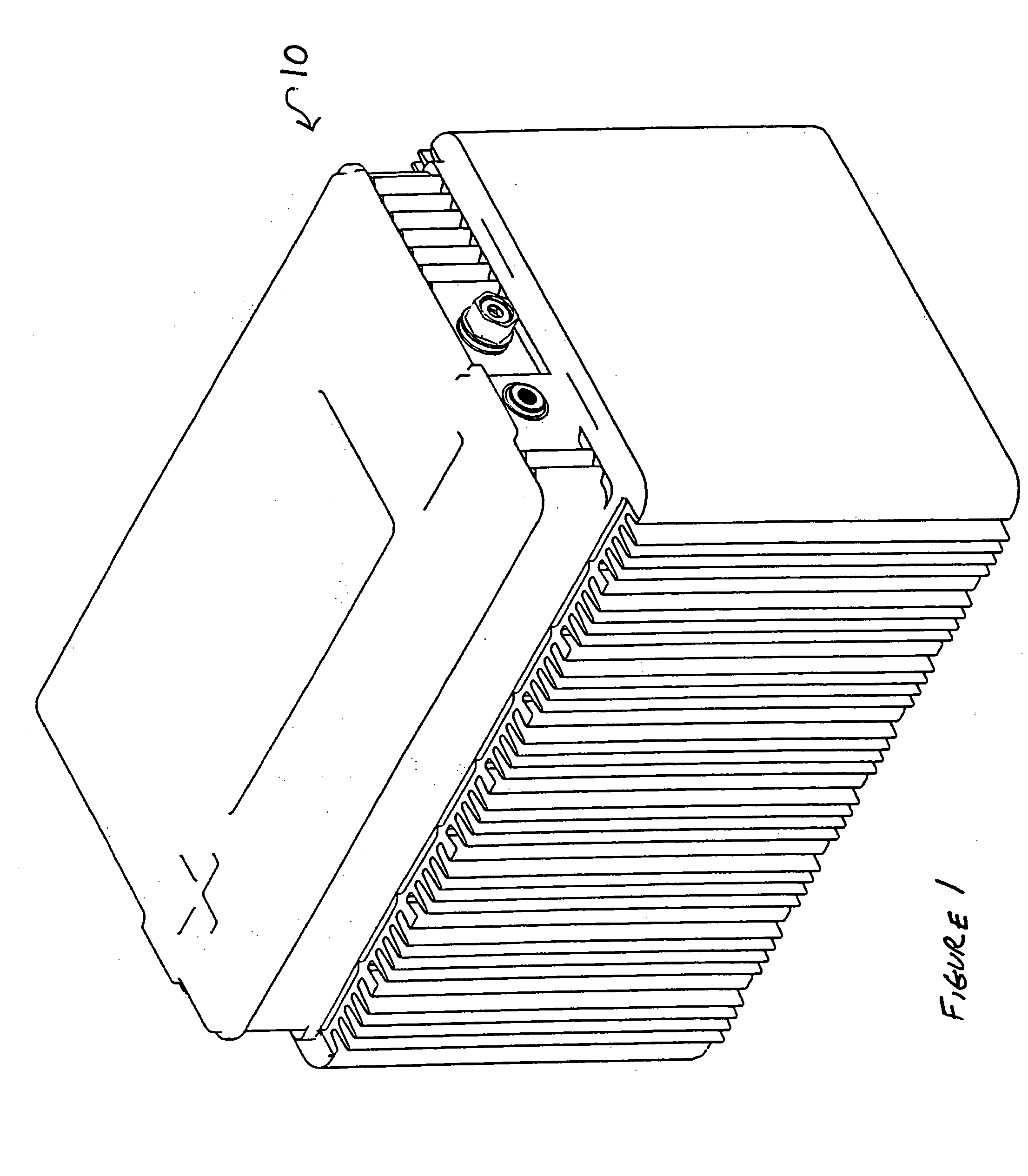 Battery assembly with heat sink