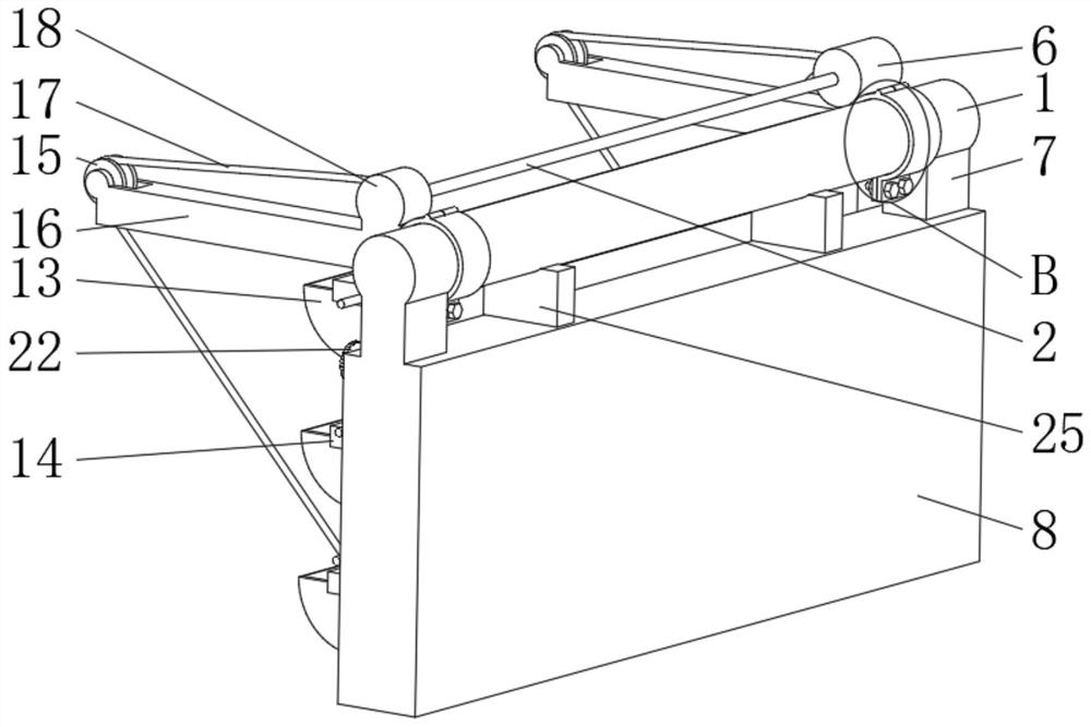 Urban viaduct three-dimensional green planting device system