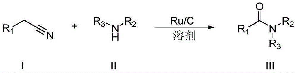 A kind of synthetic method of amide compound