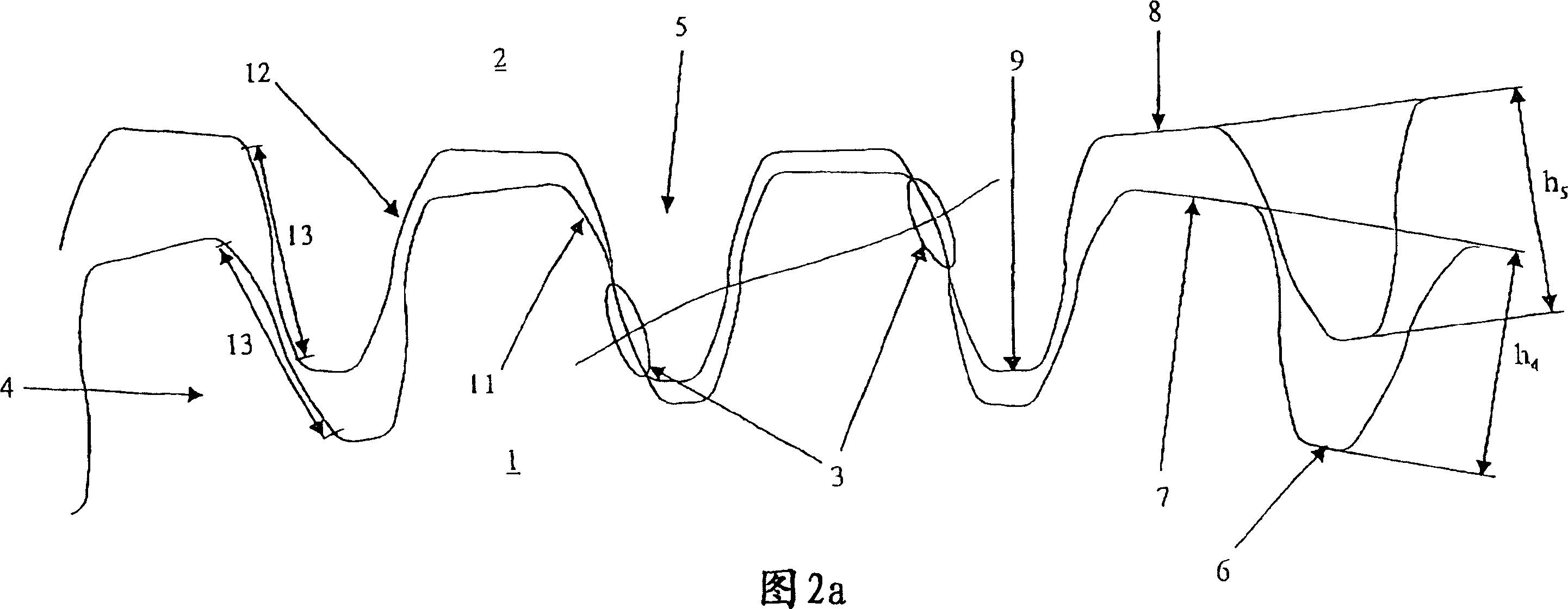 Engine auxiliary drive for a motor vehicle with a toothed-gear drive