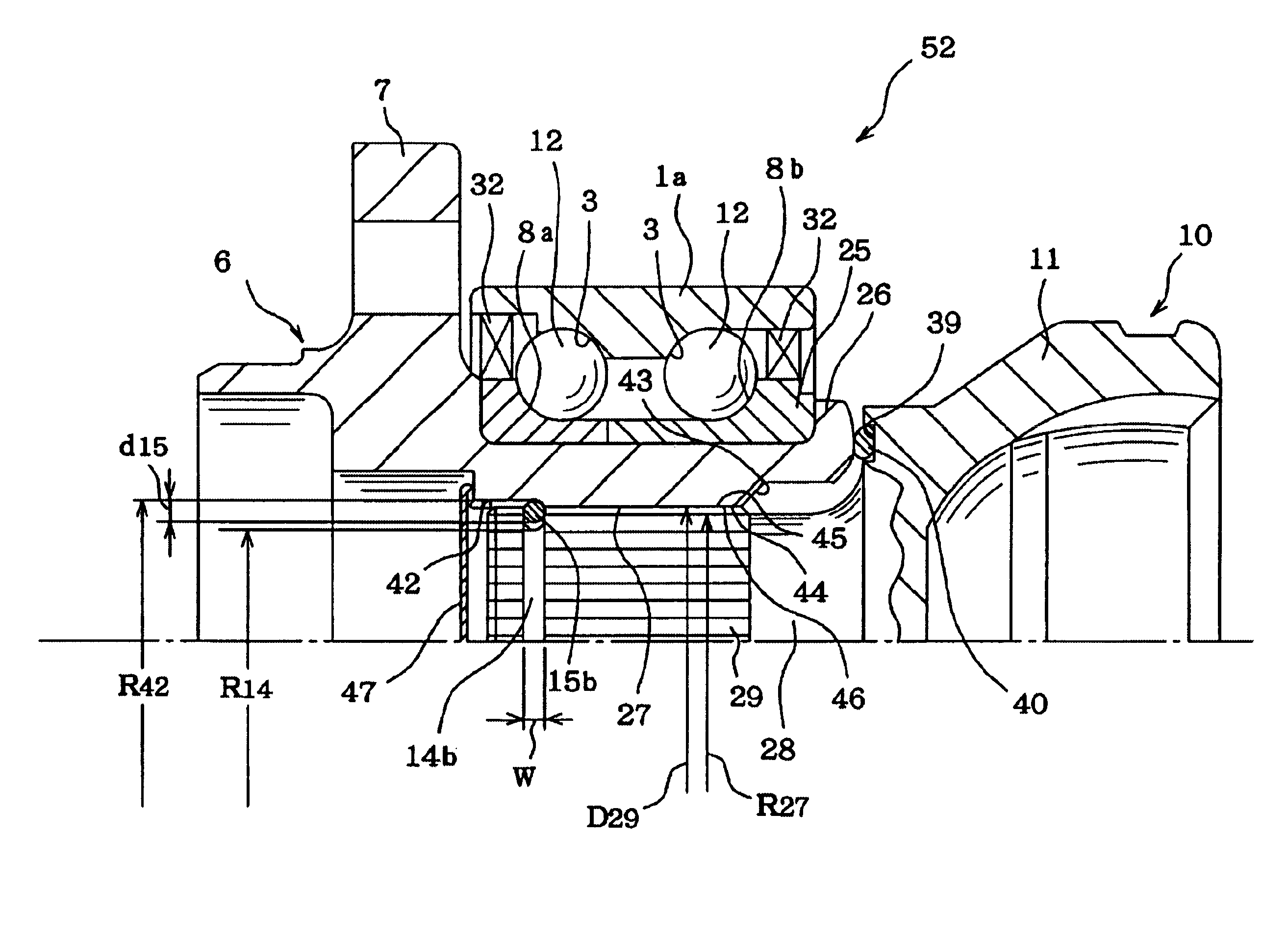 Drive unit for wheel and assembly method for the same