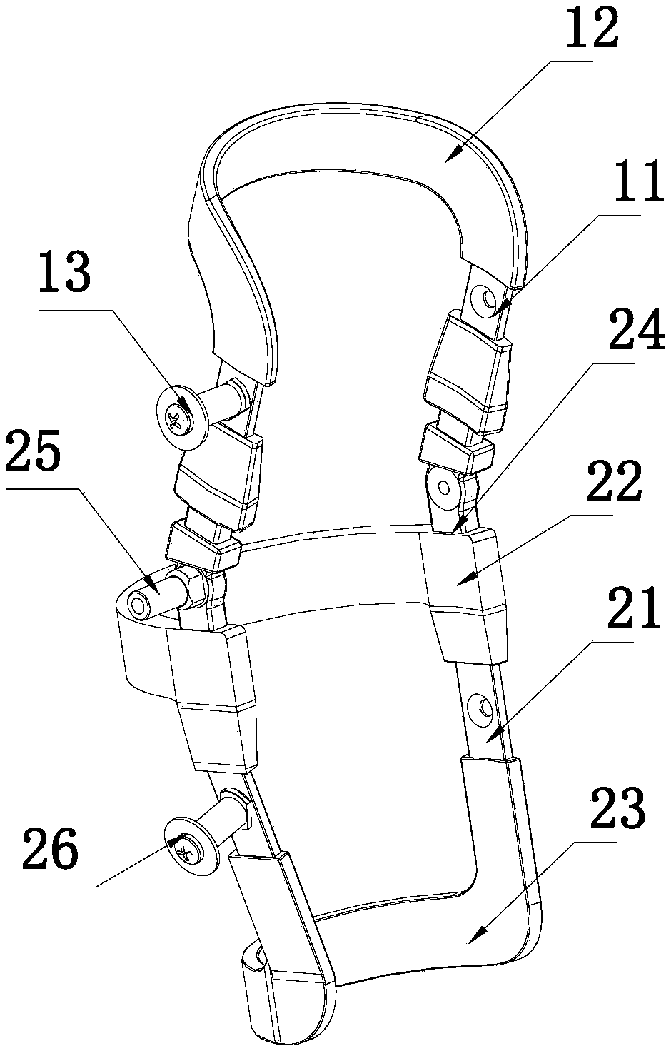 Torque device for bandy leg correction