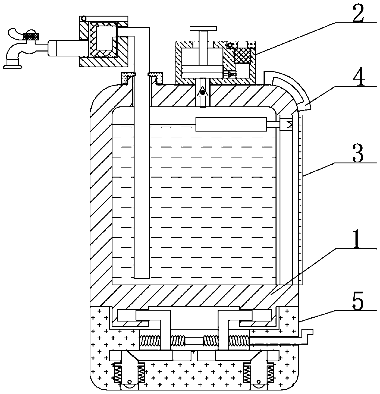 Storage device for active fermentation broth production and using method thereof