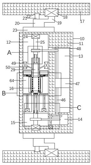 Abrasive flow machining equipment for cylinder-shaped workpiece