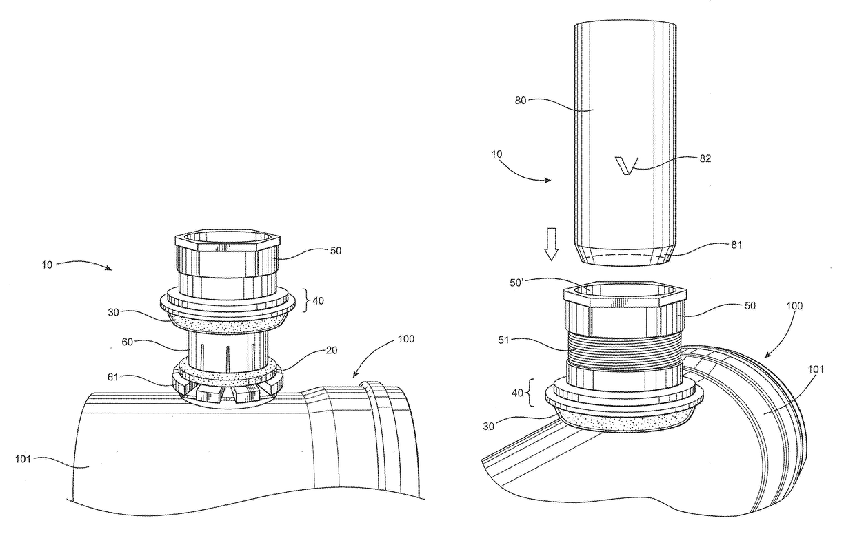 Sewer Pipe Fitting Assembly