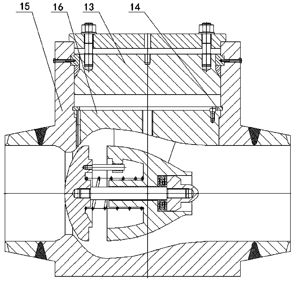 An Axial Flow Check Valve with Online Maintenance