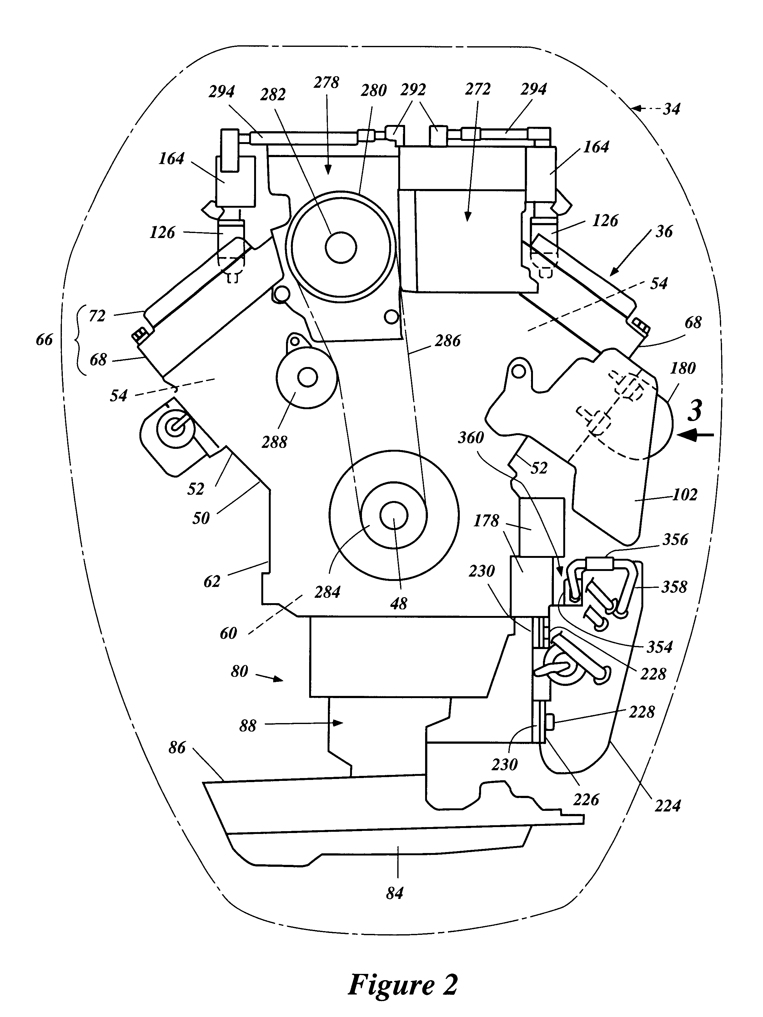 Fuel injection system for marine engine