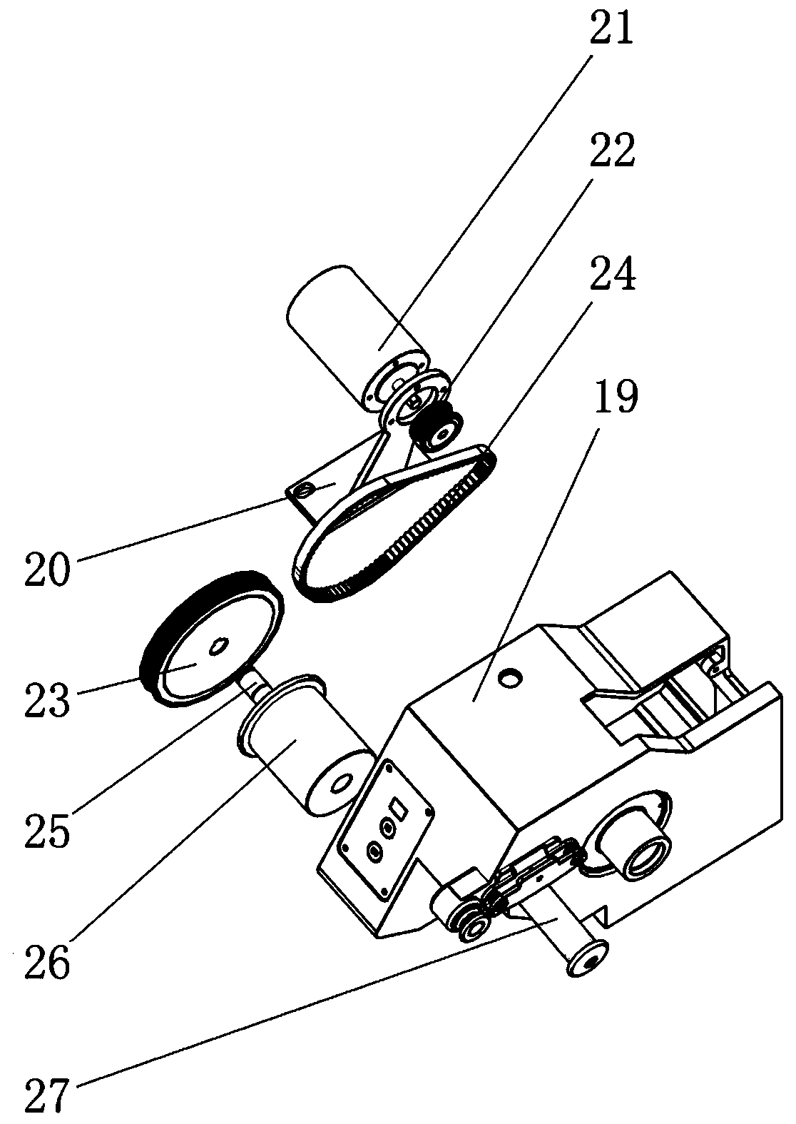 Three-strand direct twisting machine and method for directly twisting three yarns into thread