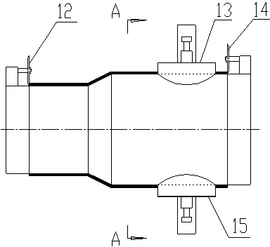 Winding method for integral-type large-aperture polyolefin-wound solid-wall inspection well