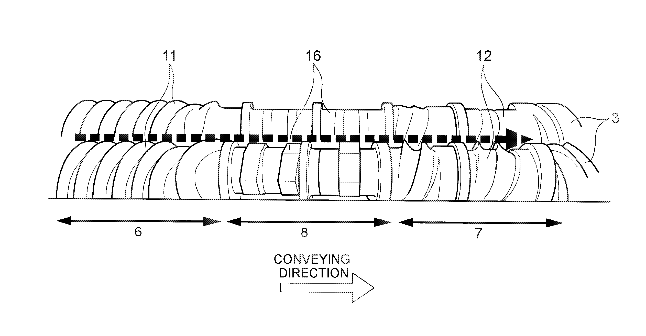 Kneader and manufacturing method of electrode body including electrode active material using the same