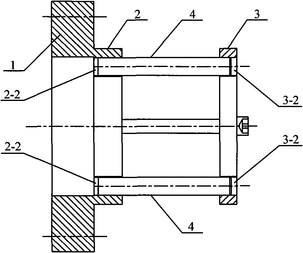 Clamp for machining inside diameters and outer diameters of fixed ball races