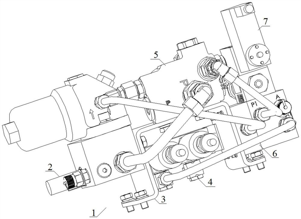 An integrated hydraulic control unit