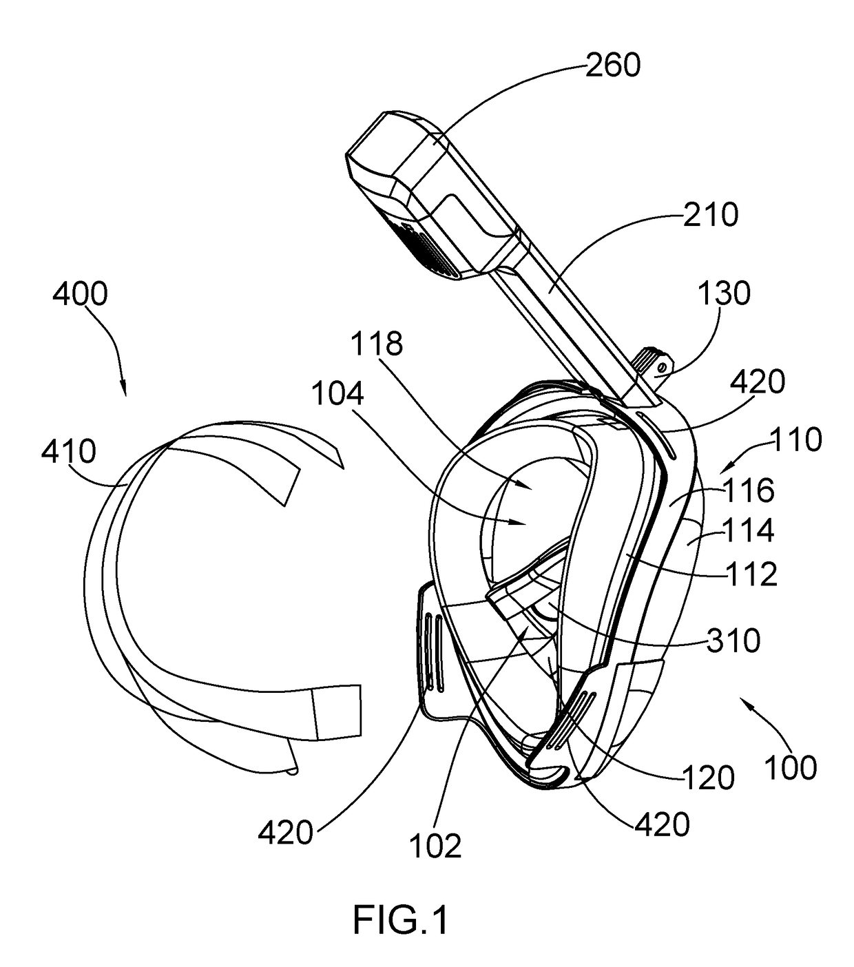 Full Face Snorkel Mask