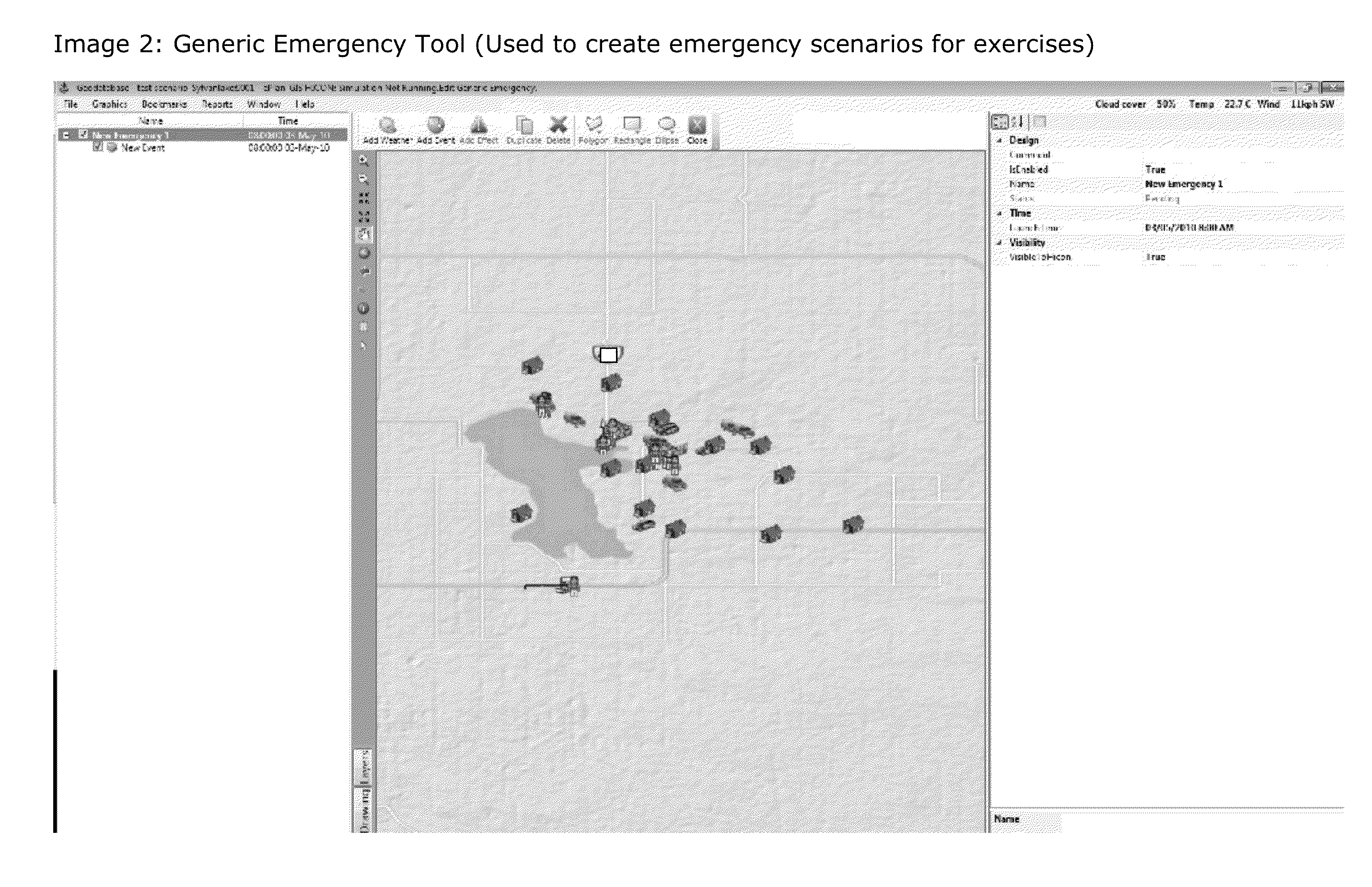 System and method for dynamic simulation of emergency response plans