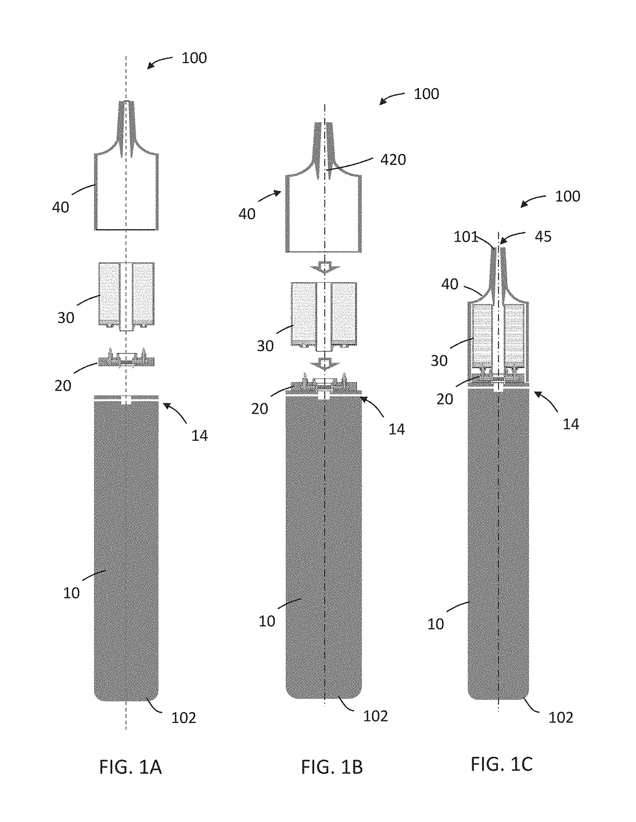 Aerosol-generating system with separate capsule and vaporizing unit