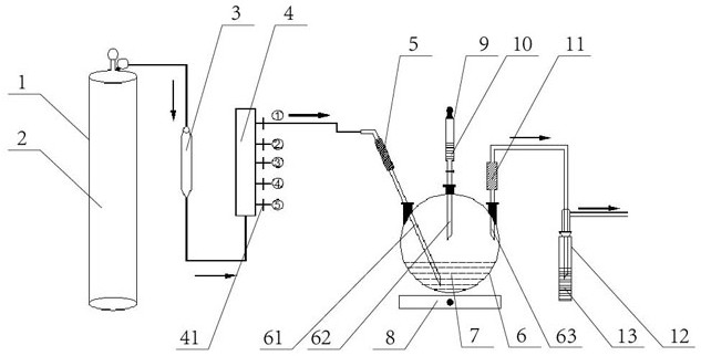 Parallel type acid volatile sulfide generation-absorption device