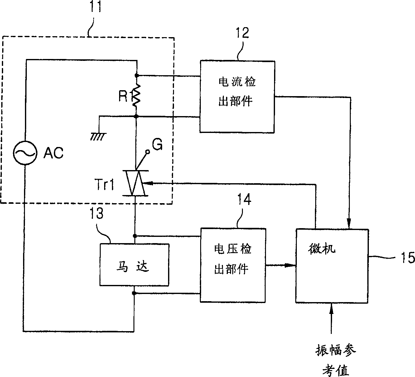 Amplitude control method for reciprocating compressor