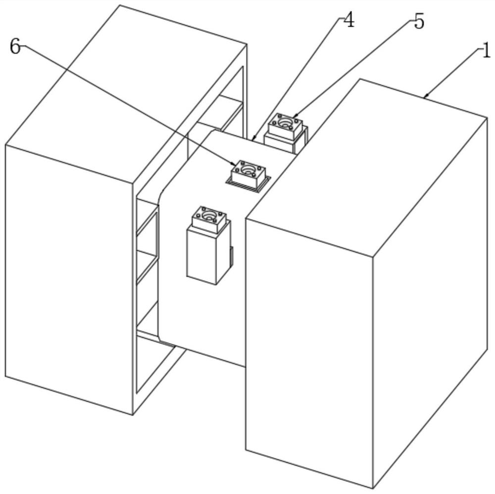 Three-component composite spinning experiment spinning manifold