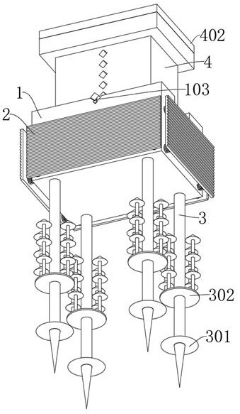 A support safety protection device for hydraulic engineering construction