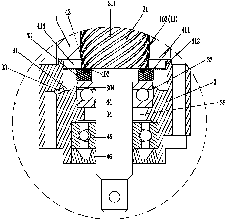 Leakage-proof device of gluing mechanism of edge bonding machine