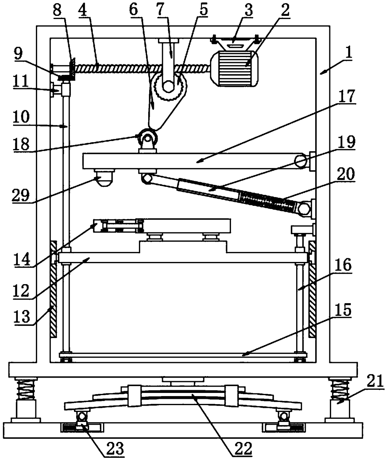 Progressive knocking device for interference fit assembly