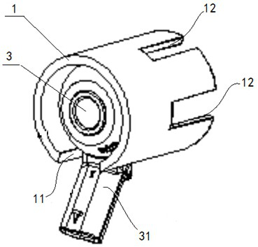 A positioning and installation fixture for knock sensor