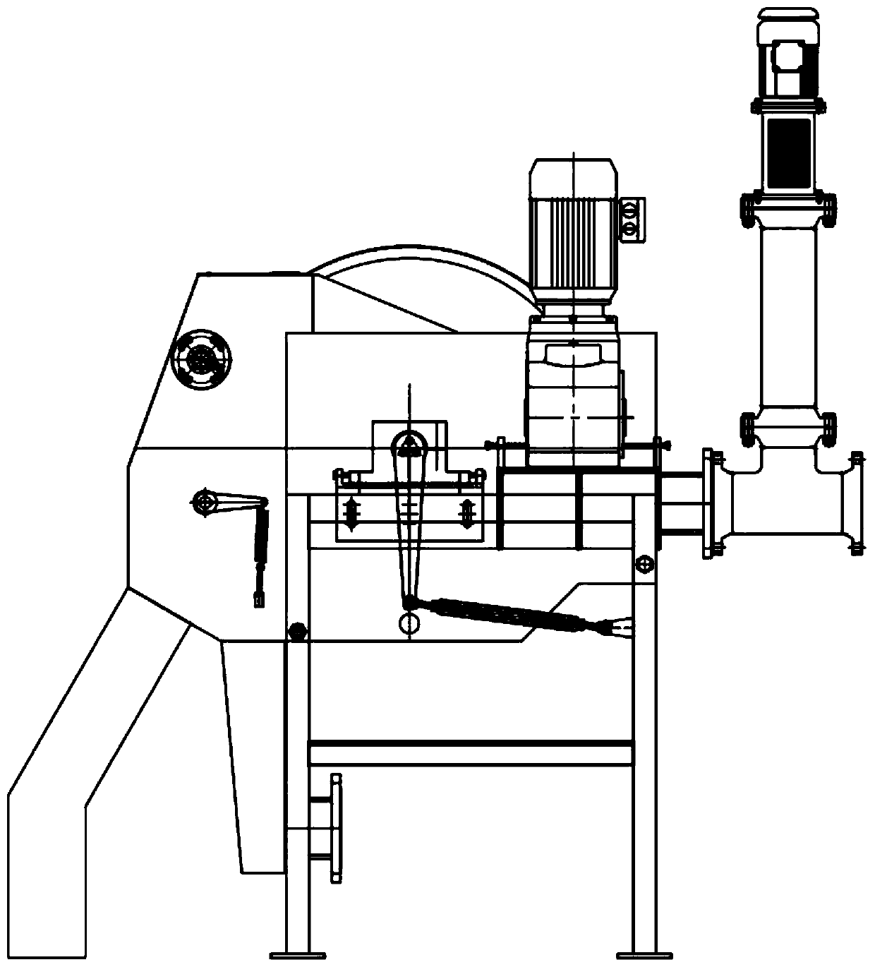 Activated sludge treatment equipment loaded with magnetic powder