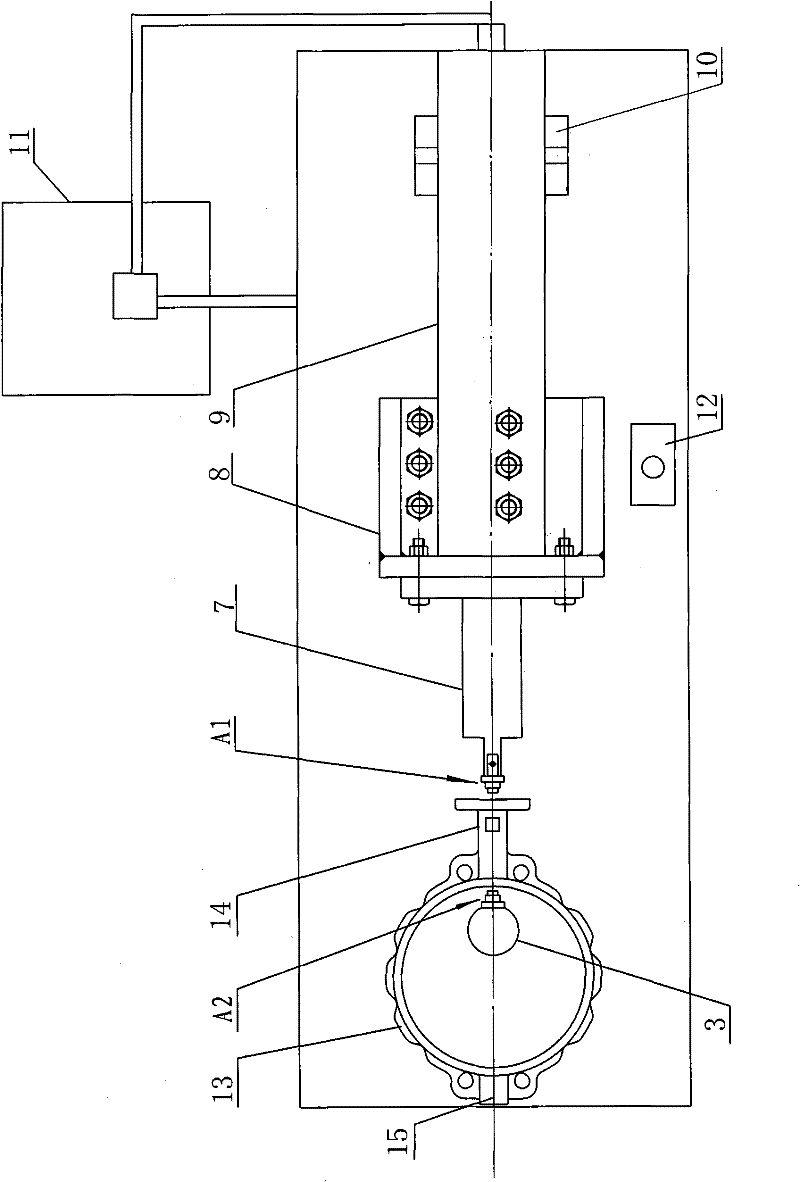 Hydraulic pressure butterfly valve shaft sleeve installation machine and installation method