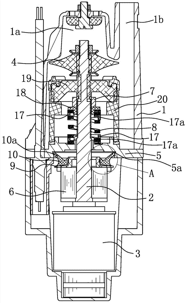 Linear spring magnetic strength electric pump