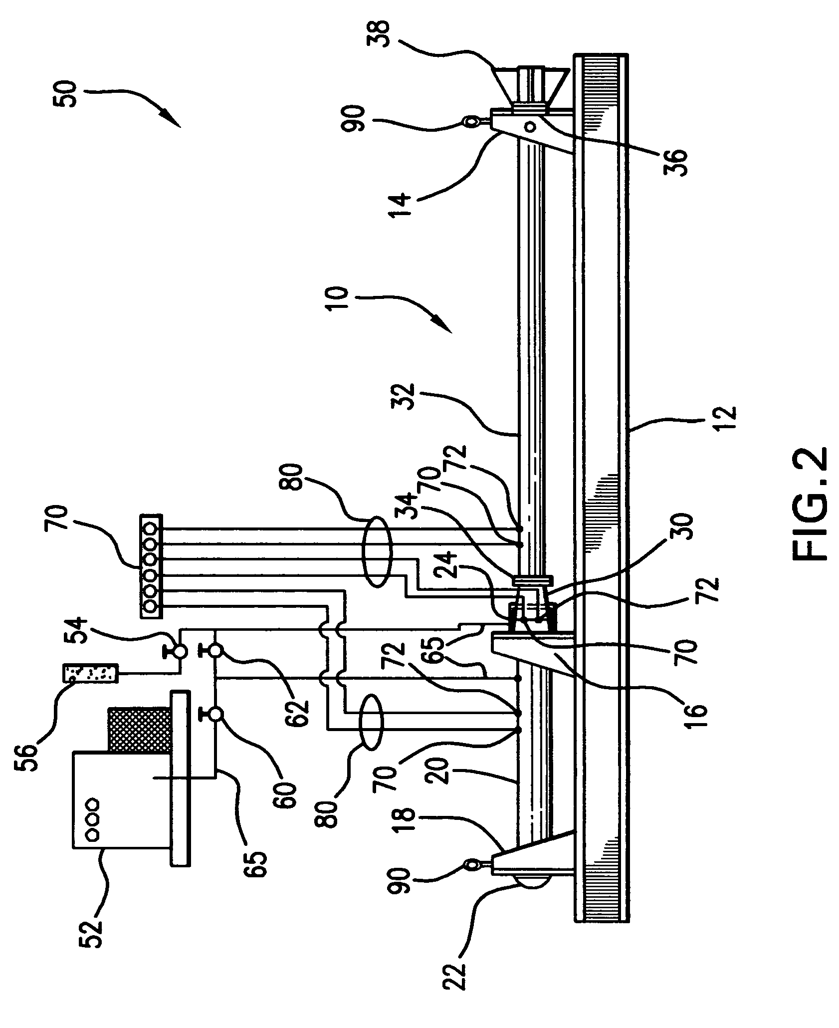 Pneumatic launcher system and method for operating same