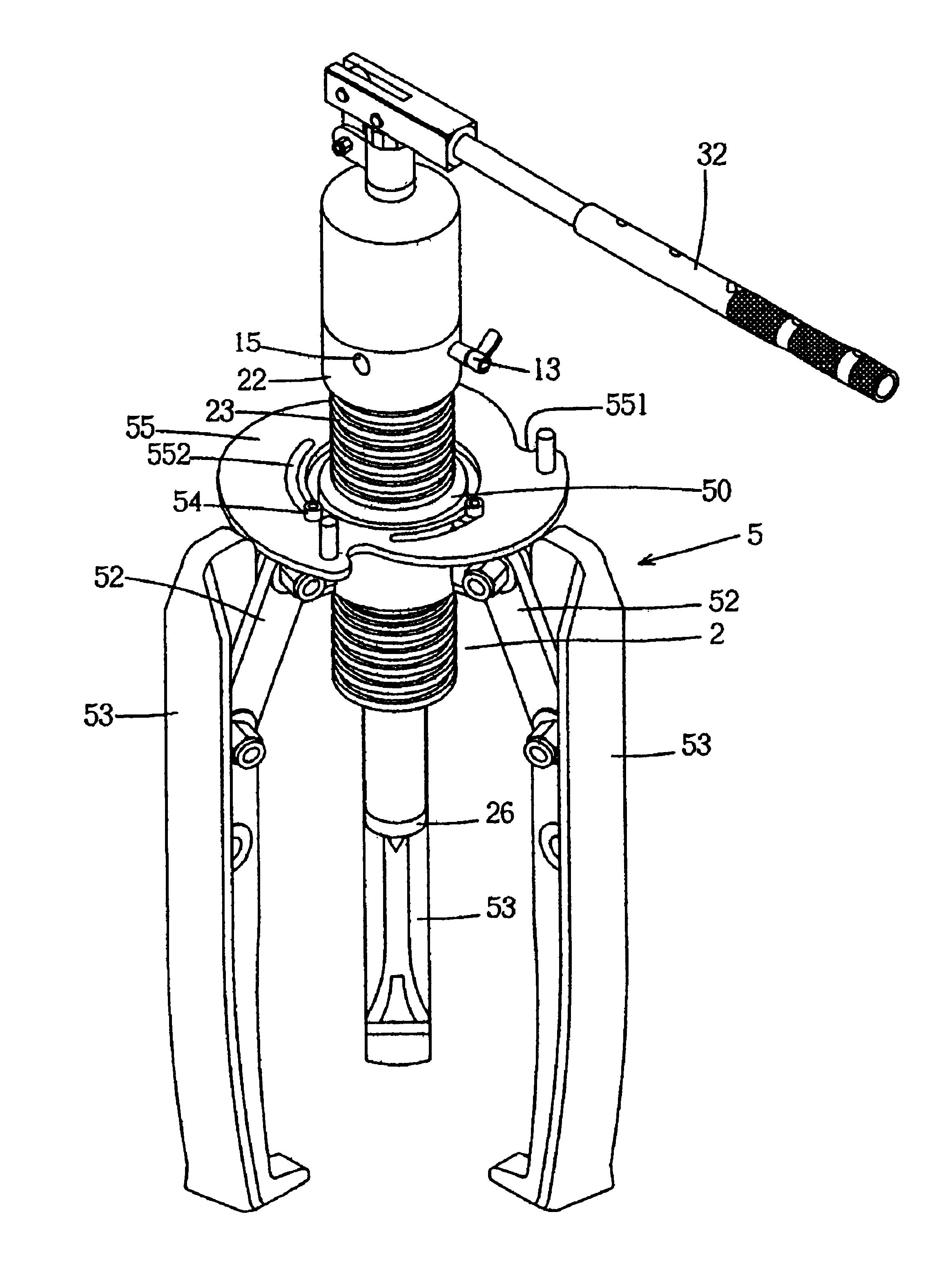 Hydraulic puller