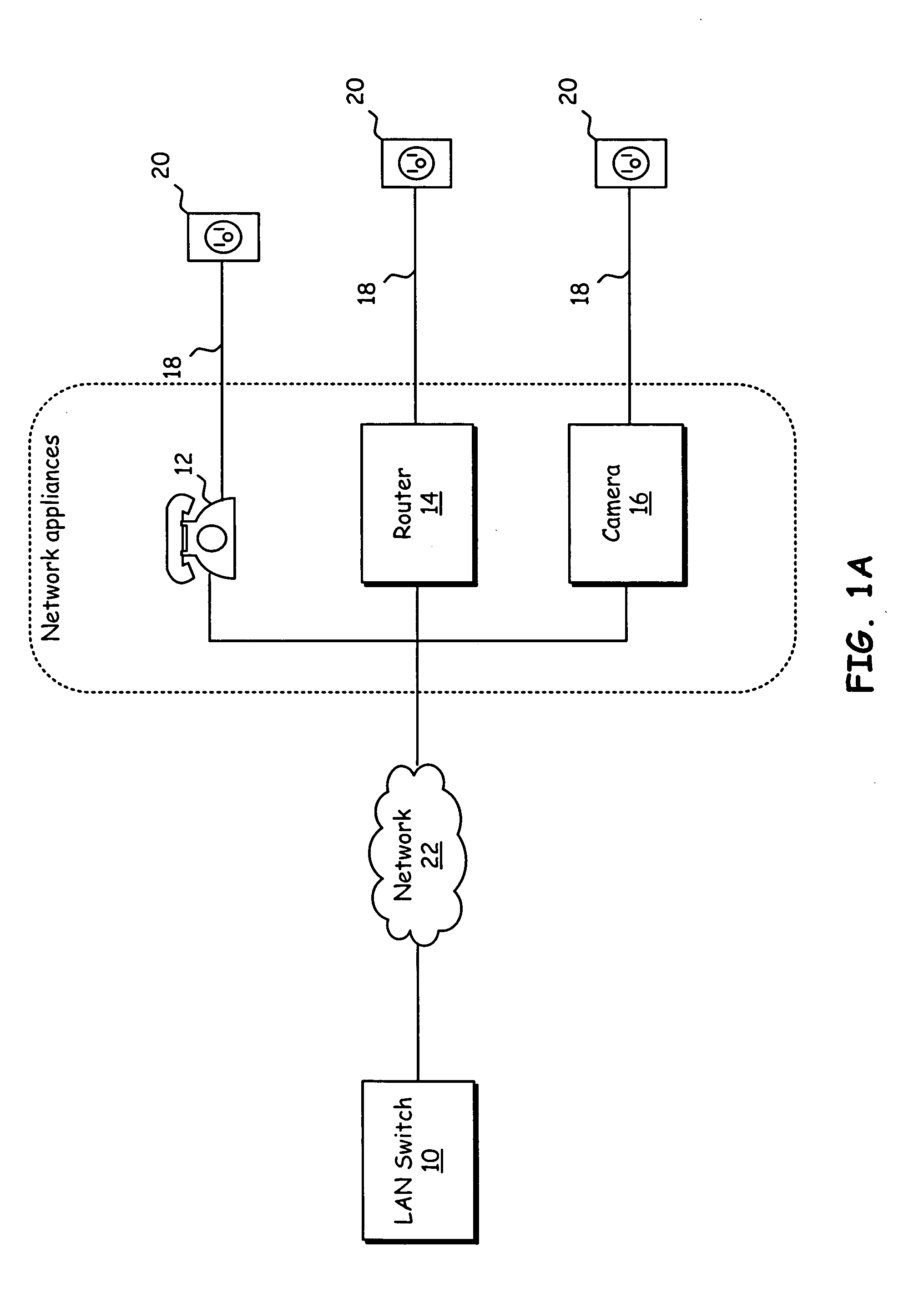 Method for high voltage power feed on differential cable pairs