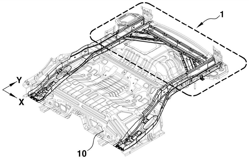 Rear structure for vehicle