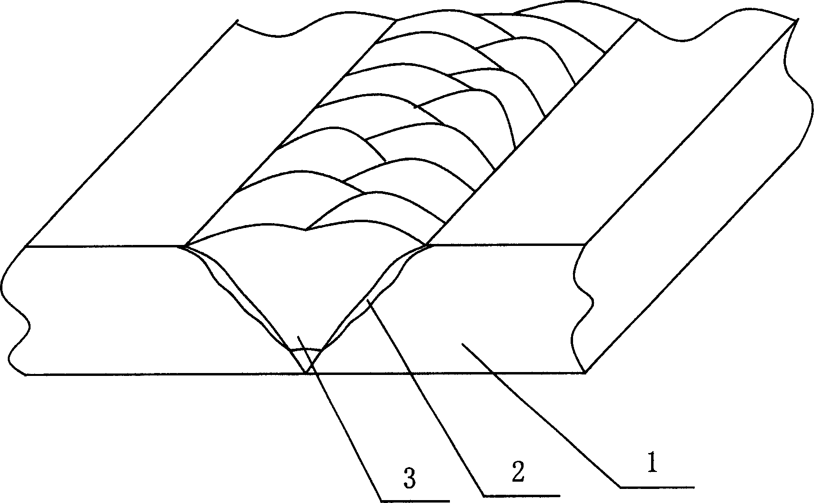 Micro melting soldering method of argon-shielded tungsten arc welding for thick plate of red copper without warming-up